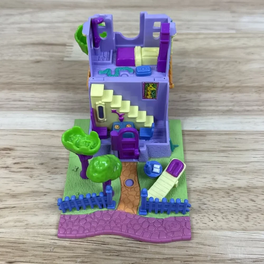 Vintage Bluebird Polly Pocket 1994 Giraffe House Playset Only NO Figures